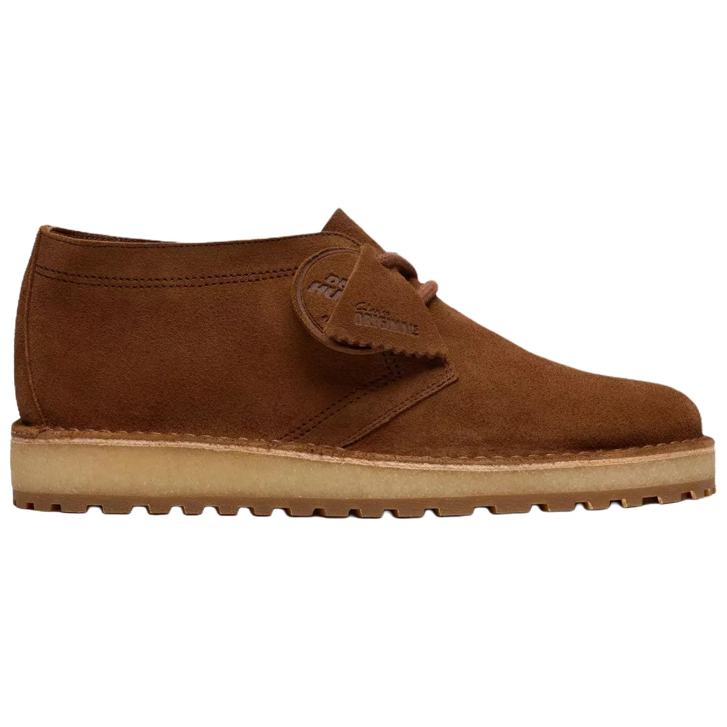 Ботинки замшевые Clarks Desert Hunter темно-коричневые — фото 3