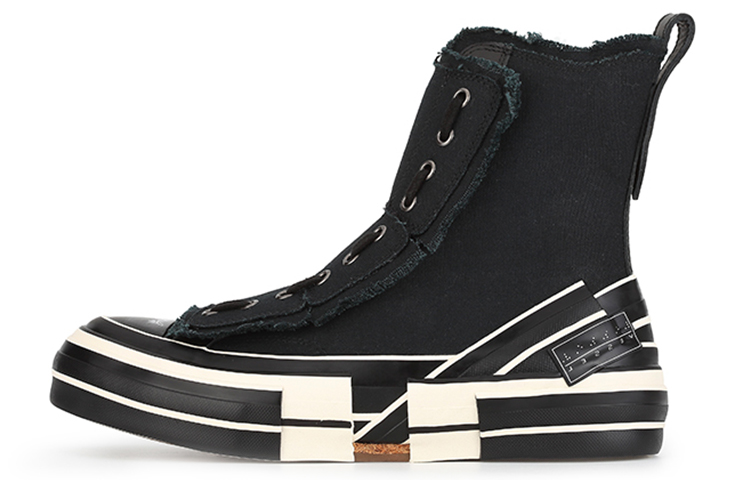 

Yohji Yamamoto X Canvas Shoes Unisex High-top Black Xvessel