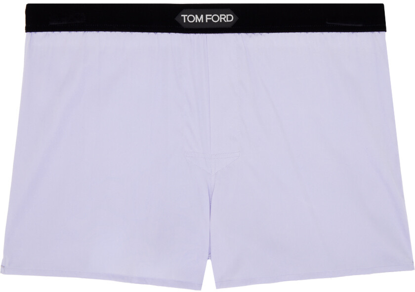 

Фиолетовые боксеры с нашивками Tom Ford