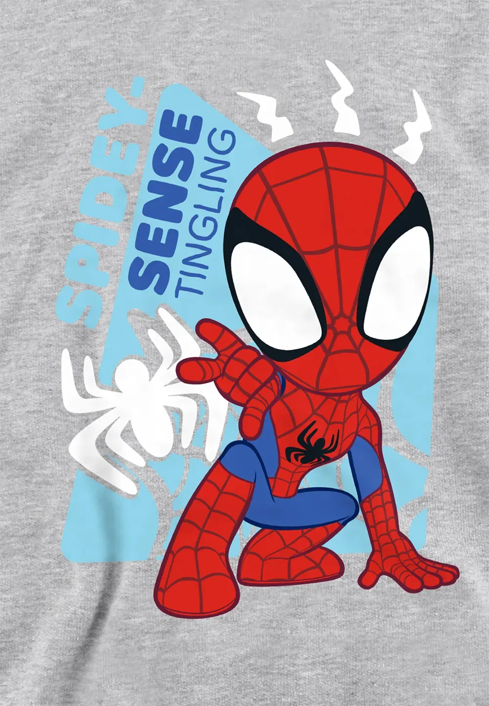 Детская худи Marvel Spidey And His Amazing Friends, Athletic Heather, серый — фото 2