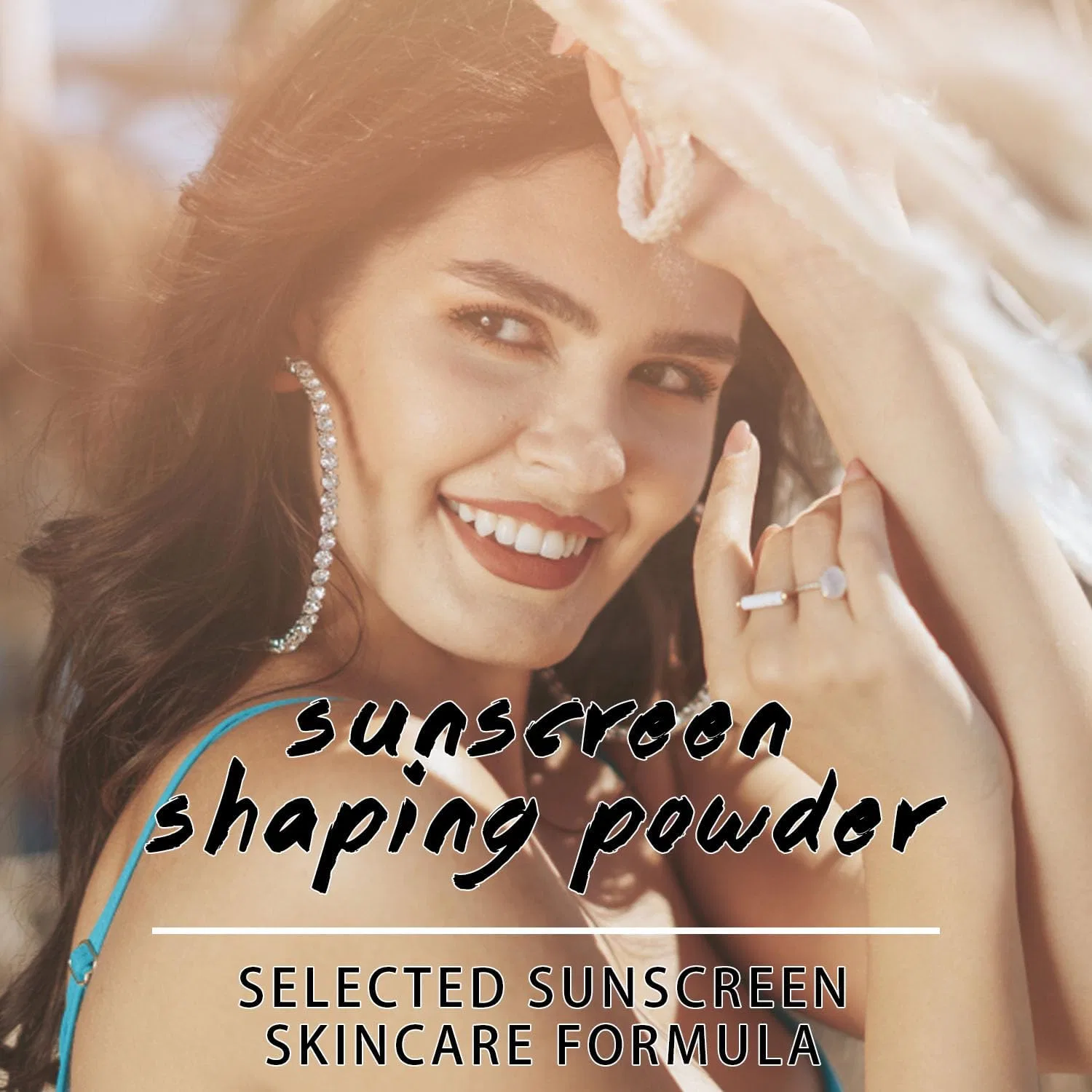 Пудра для лица Sunscreen Setting Powder SPF 35, рассыпчатая, матирующая, 28.3 г, белая, Meilury — фото 3