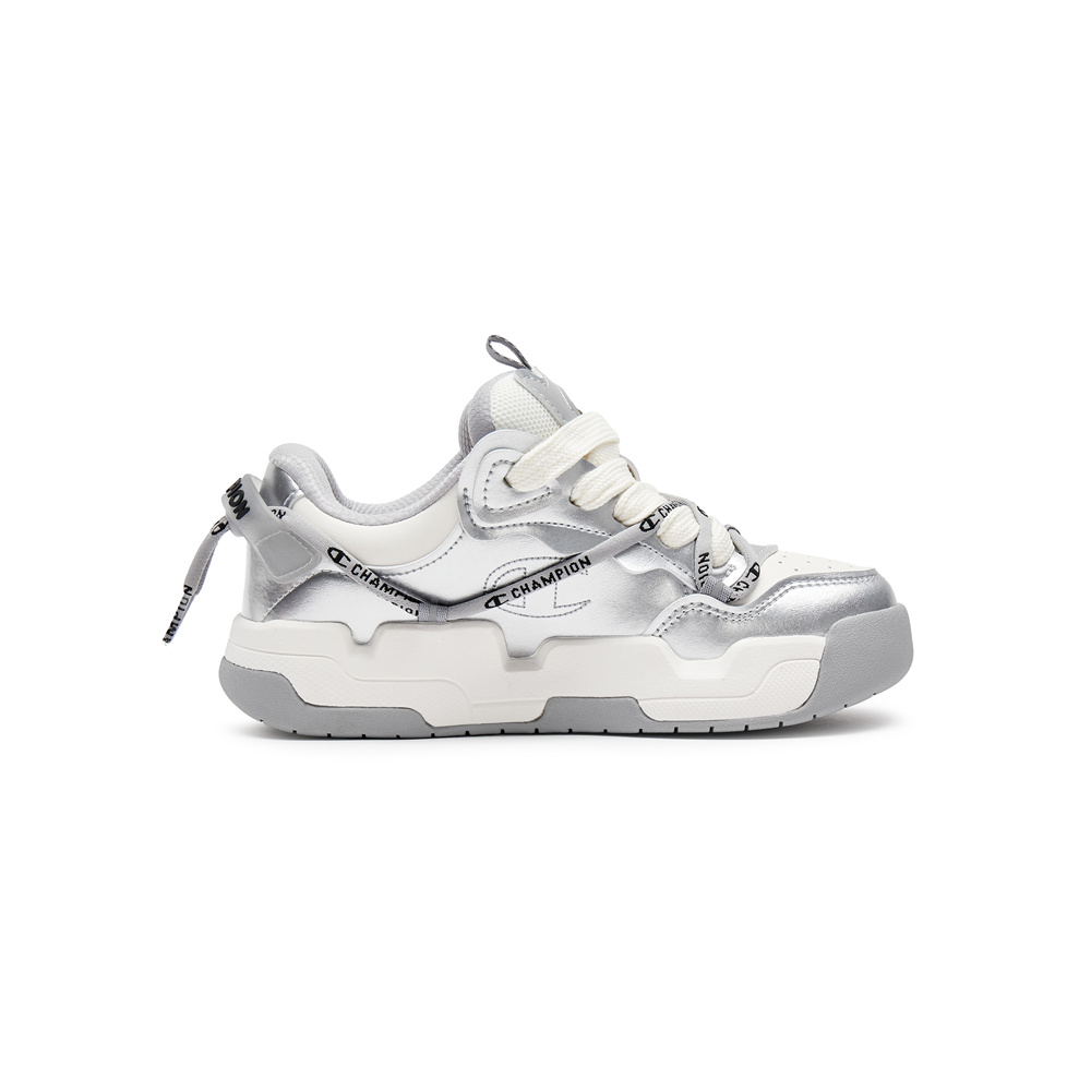 Champion Live Skate Fabric Low top кроссовки для скейтбординга Unisex Gray Silver — фото 3