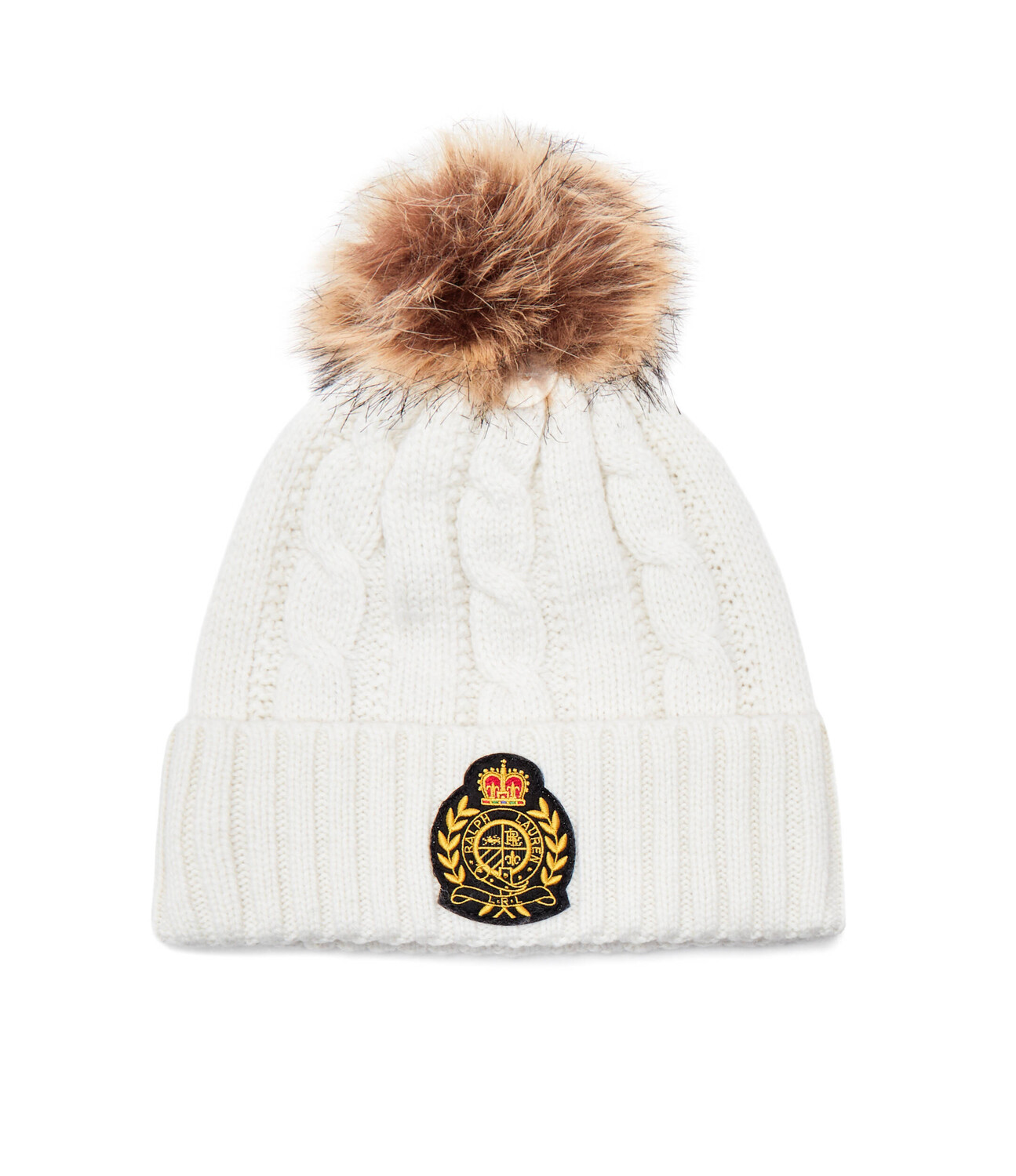 

Шапка LAUREN RALPH LAUREN CABLE COLD WEATHER, белый