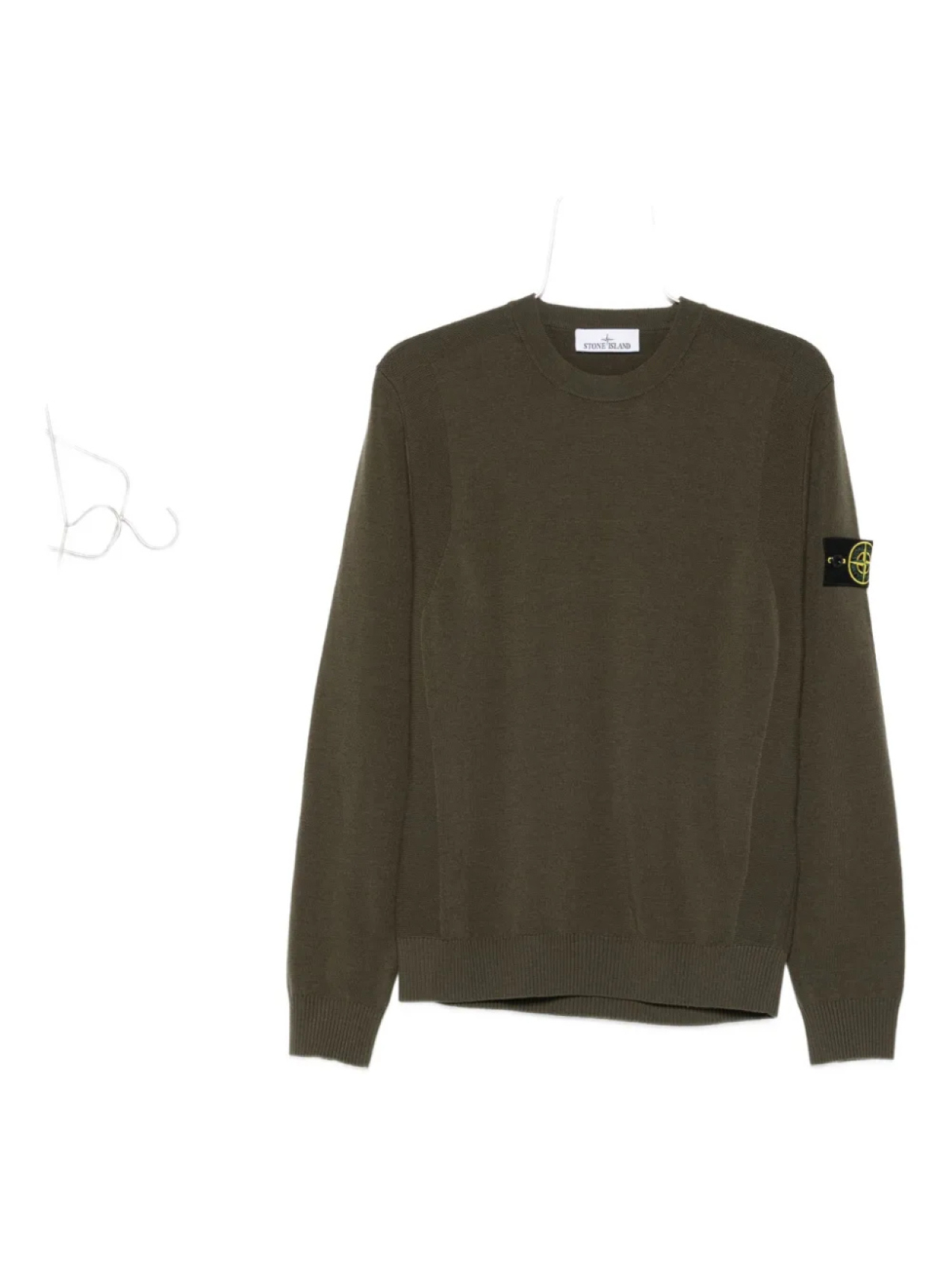 

Свитер с круглым вырезом Stone Island, зеленый