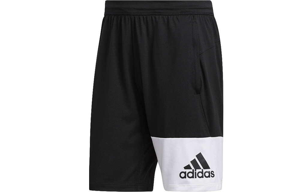 

Adidas Мужские повседневные шорты, Черно-белый