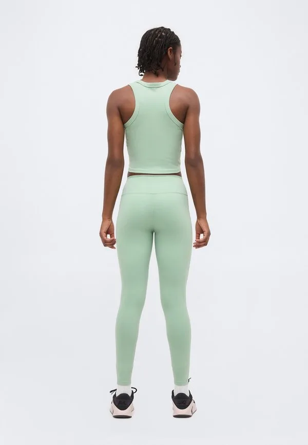 Одни обтягивающие леггинсы Nike Performance, Steam/White — фото 3