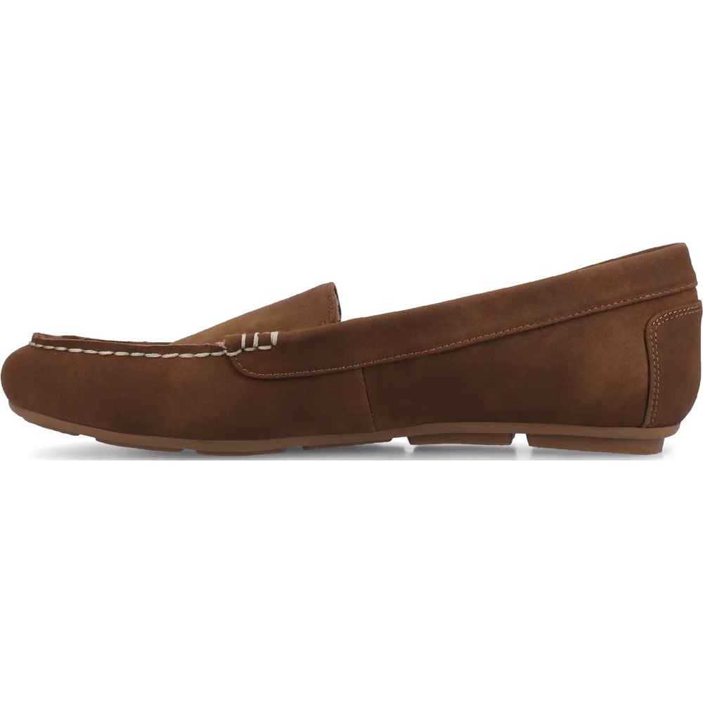 Женские мокасины oreta driving loafer Journee, коричневый — фото 4
