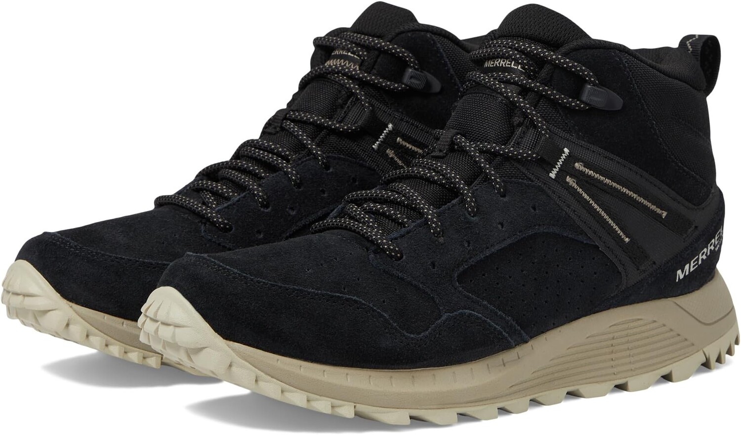 

Походная обувь водонепроницаемая Wildwood Mid LTR Waterproof Merrell, черный