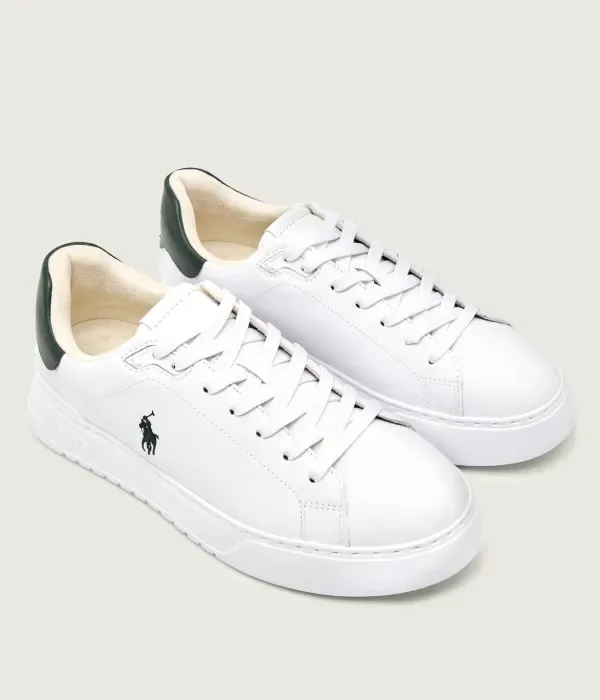 Кожаные кроссовки RLITE COURT Polo Ralph Lauren, белый — фото 3