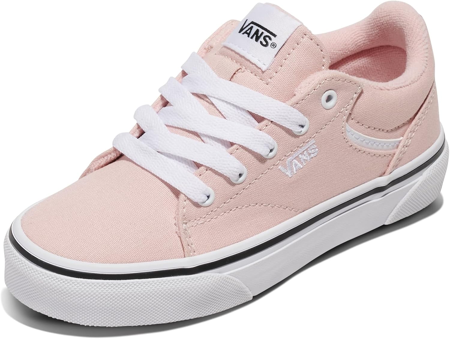

Vans Girl's Seldan Shoe кроссовки в ретро-теннисном стиле для школы и повседневной моды, Canvas Sepia Rose