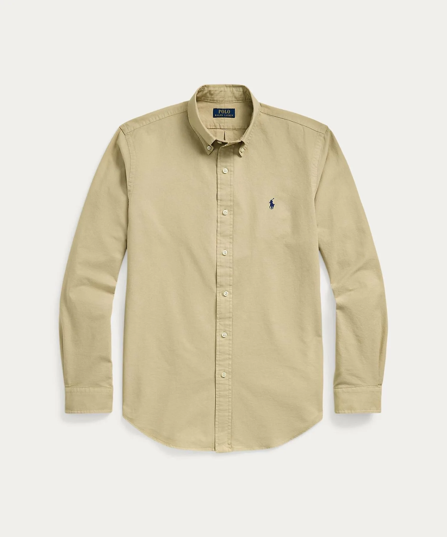 Классическая рубашка Оксфорд из ткани, окрашенной в готовом виде. Polo Ralph Lauren, 250 Brown — фото 2