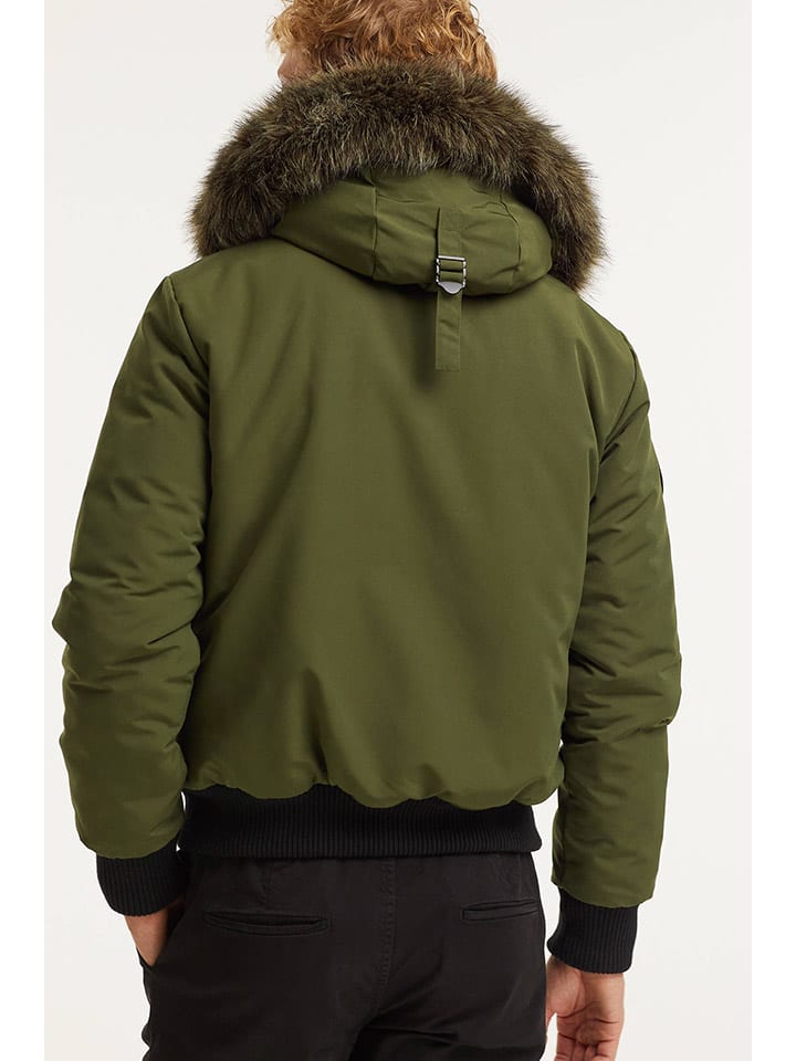 Superdry Куртка переходного стиля цвета хаки — фото 2