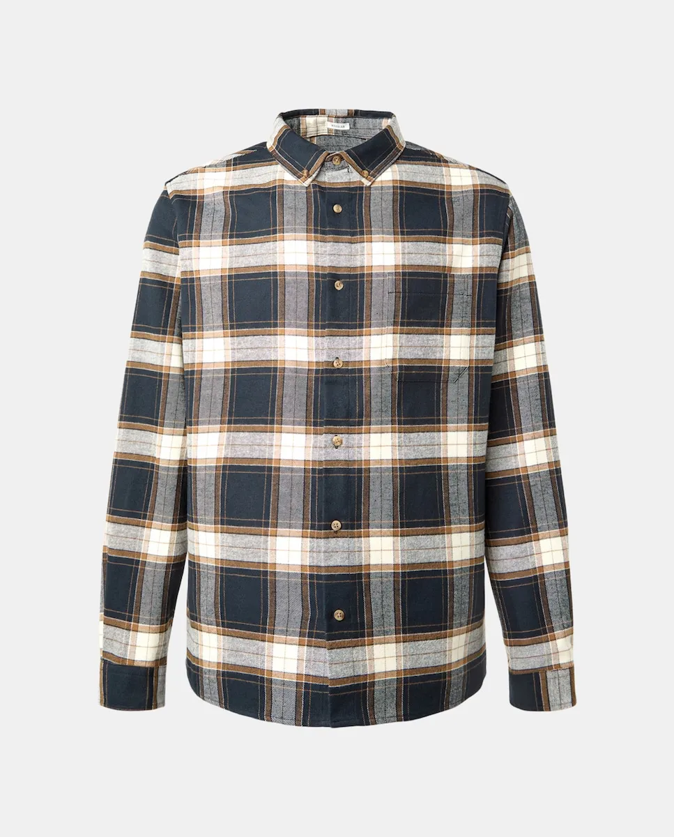 

Рубашка с длинным рукавом для мужчин Green Coast, экрю