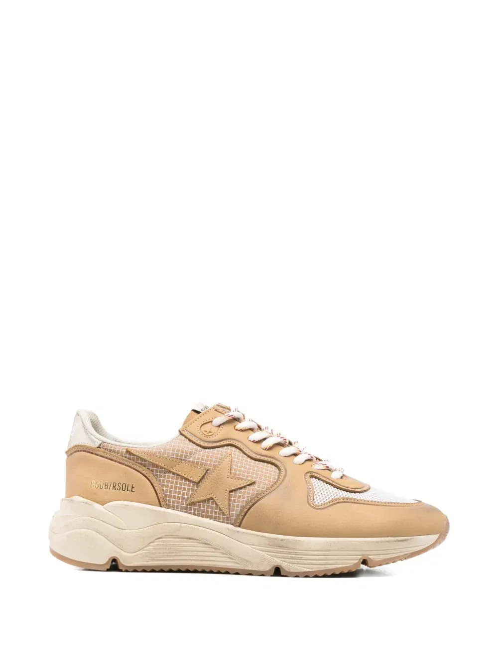 Кроссовки на подошве GOLDEN GOOSE, бежевый