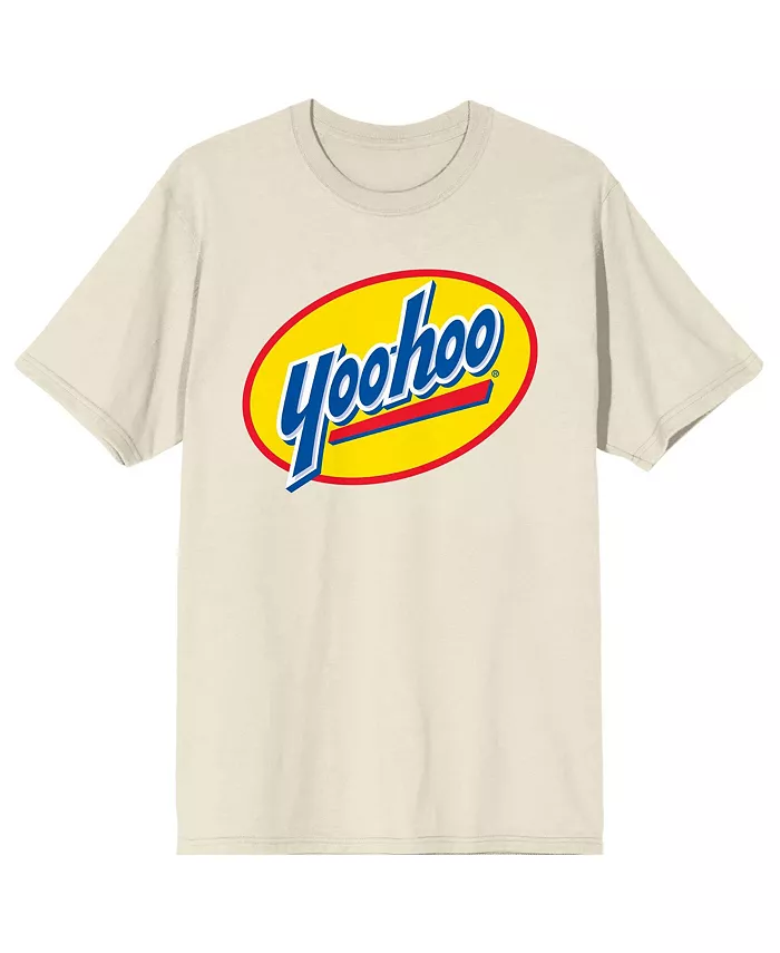 

Мужская футболка Yoohoo Classic Logo Natural с коротким рукавом - 3XL Yoo-hoo, коричневый/бежевый