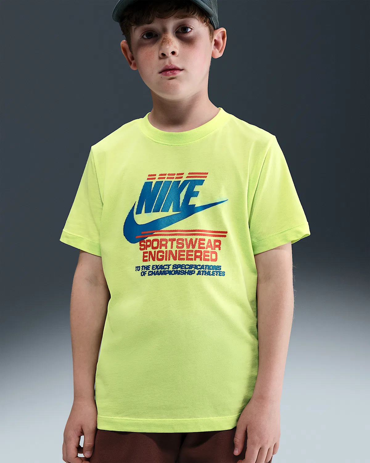 Детская футболка Nike Sportswear, Light Lemon Twist