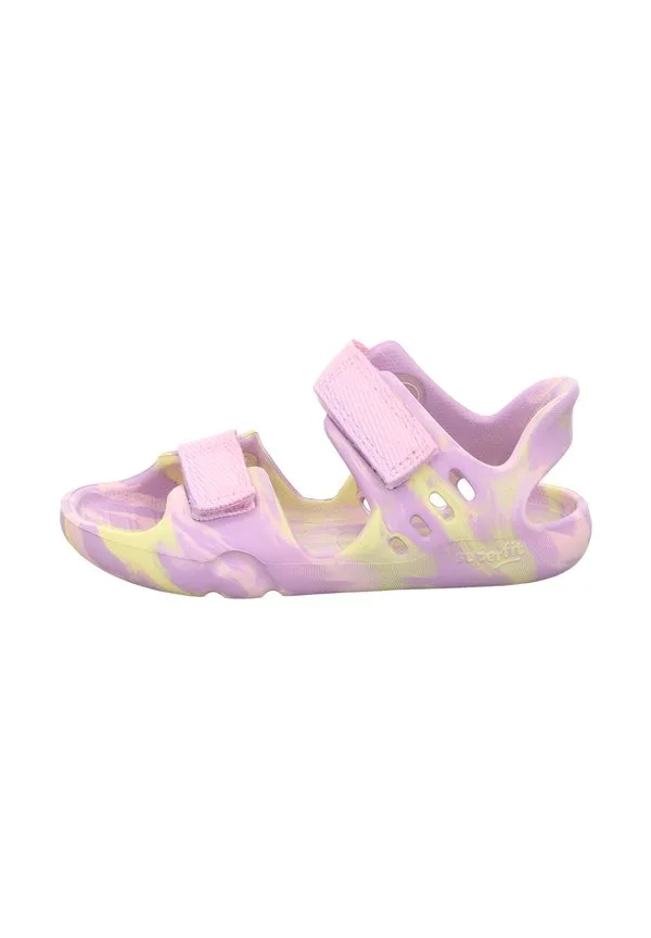 Сандалии для ходьбы splash Superfit, Lila/Gelb
