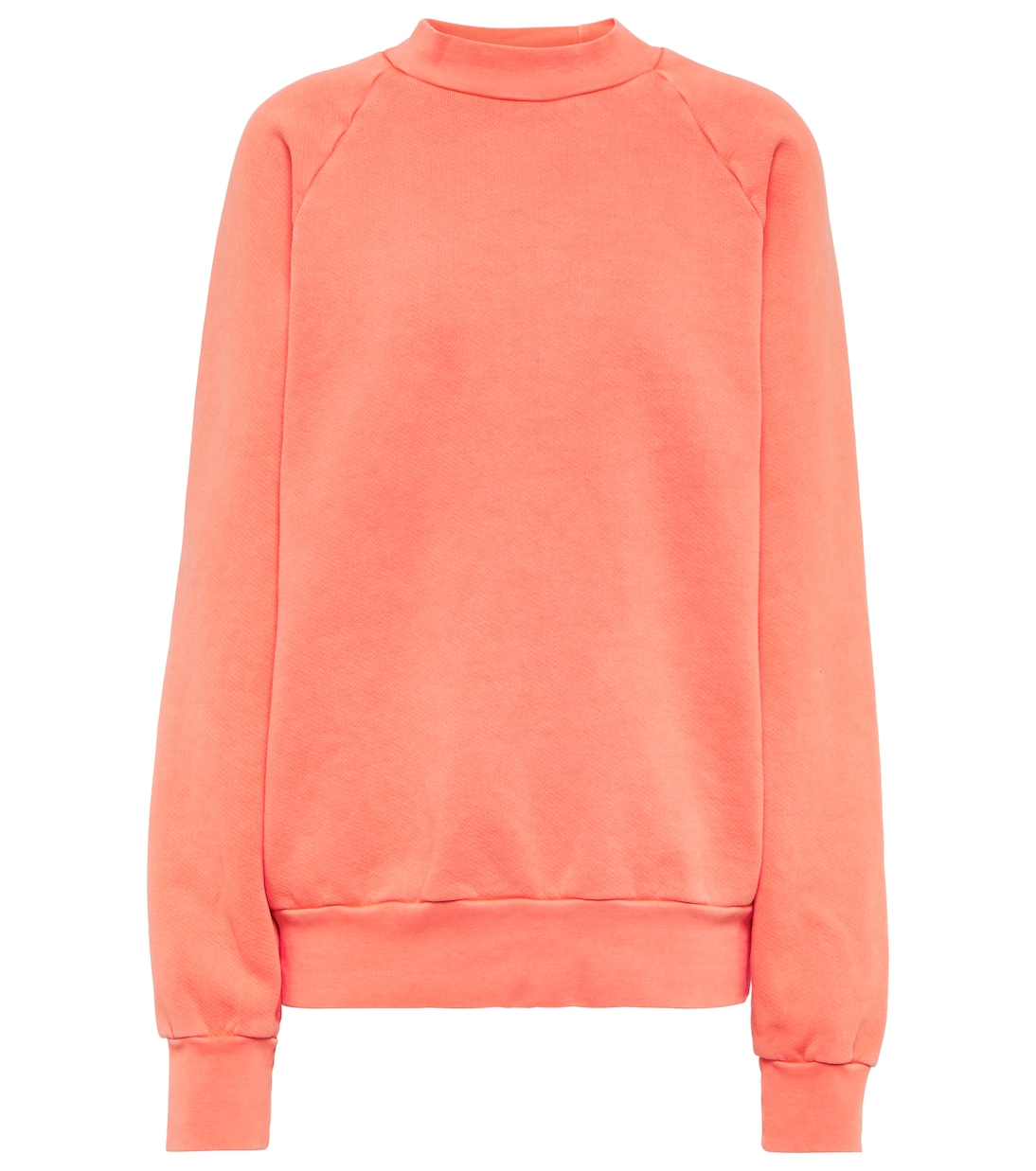 

Толстовка с воротником из хлопкового флиса Les Tien, Washed Cantaloup