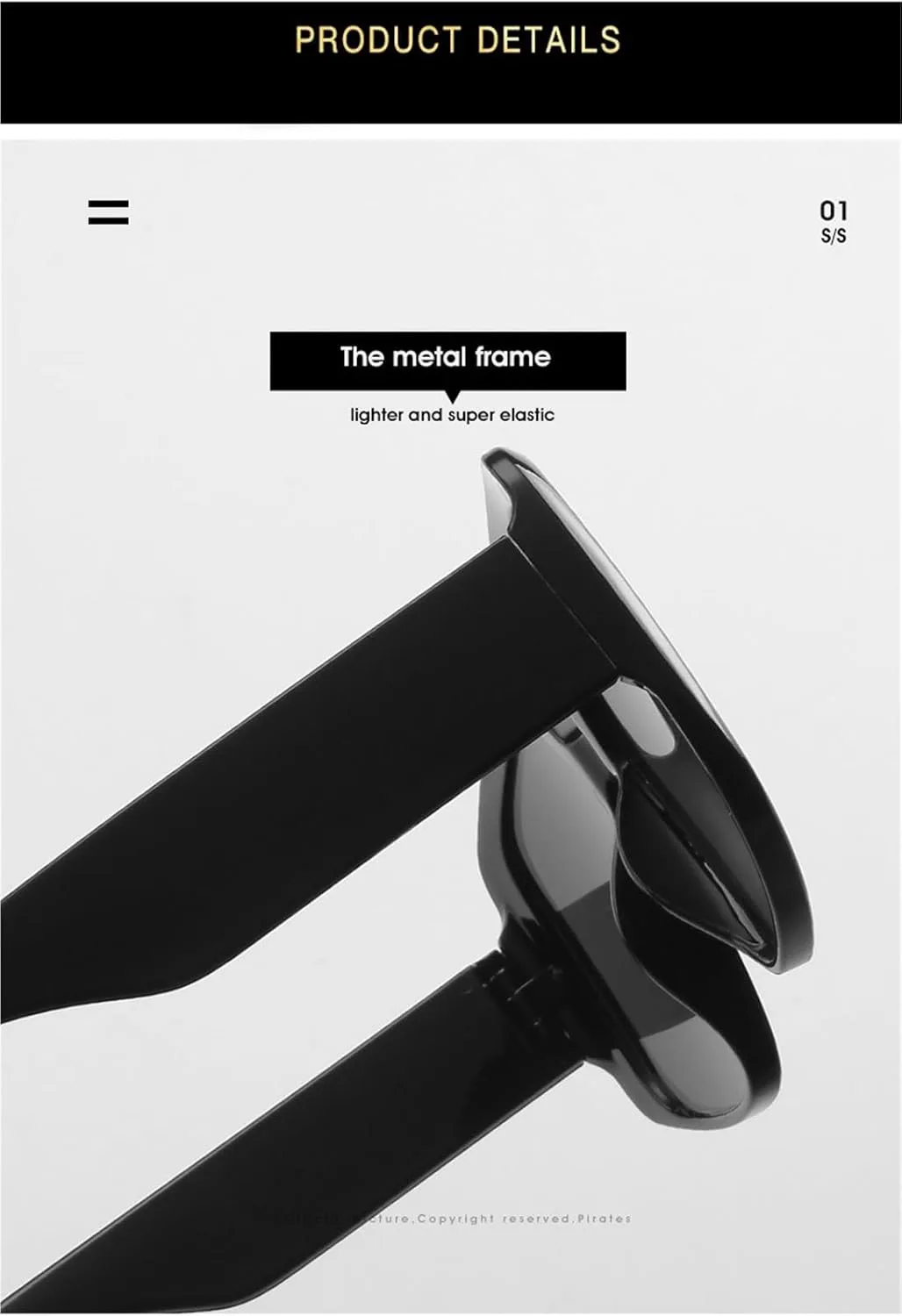 

Мужские солнцезащитные очки для активного отдыха с крупной оправой, спортивные, для отпуска, женские солнцезащитные очки для поездок на работу Generic, Brown