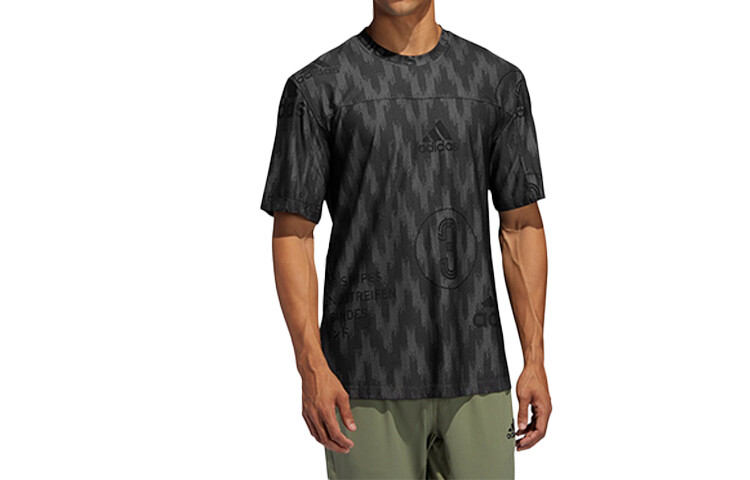 

Футболка мужская черная Adidas, черный