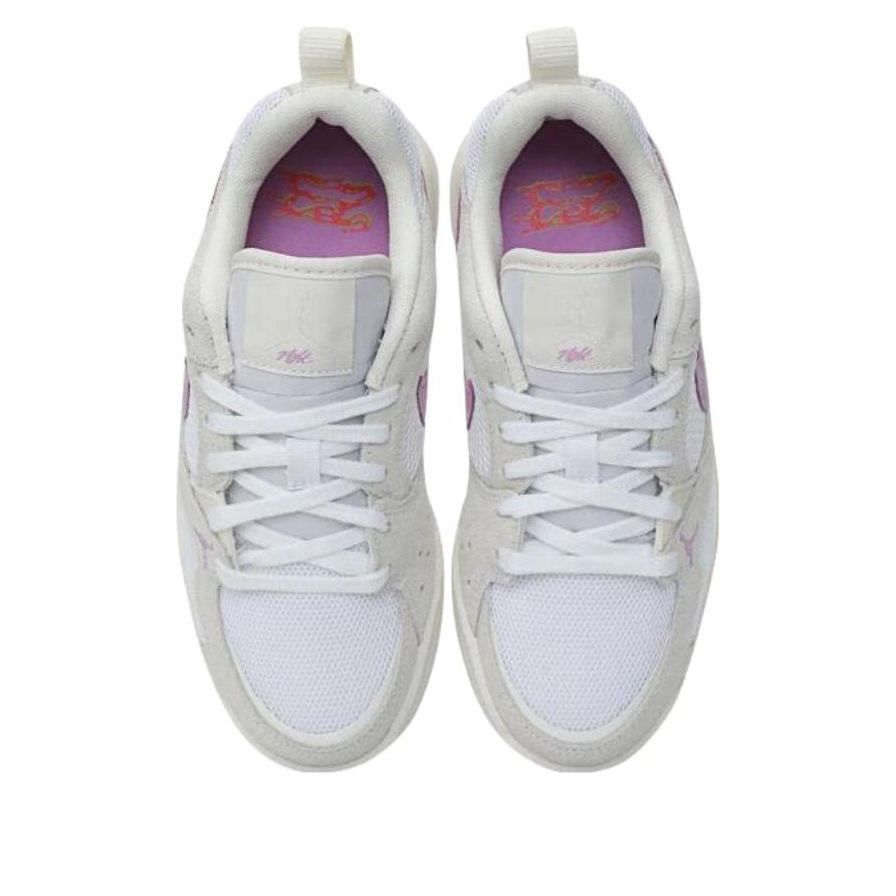Кроссовки (GS) Air Jordan CMFT Era 'Rush Fuchsia Pale Ivory', белый — фото 3