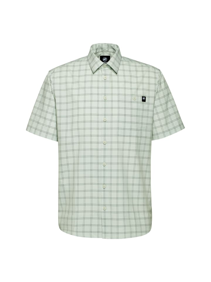 

Mammut Мужская рубашка Lenni зелено-серого цвета