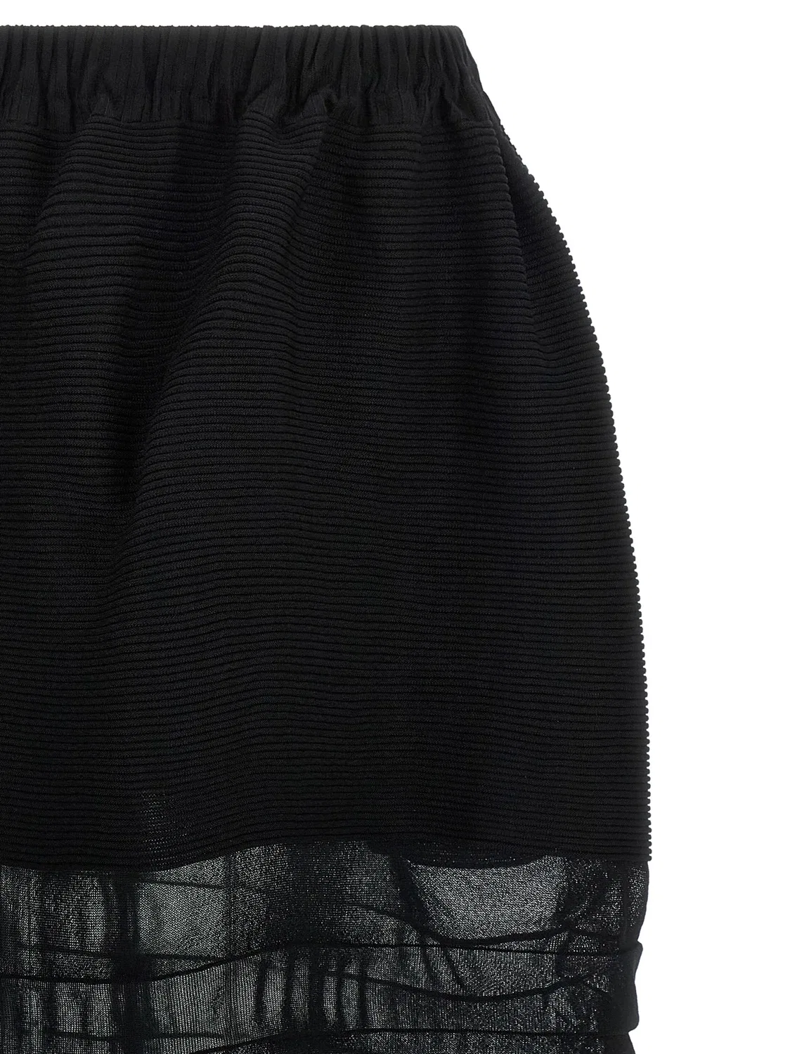 Юбка «Moving Knit» Issey Miyake, черный — фото 3
