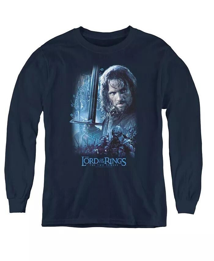 

Мальчики Молодежь King In The Making Длинные рукава Толстовка Lord Of The Rings, синий