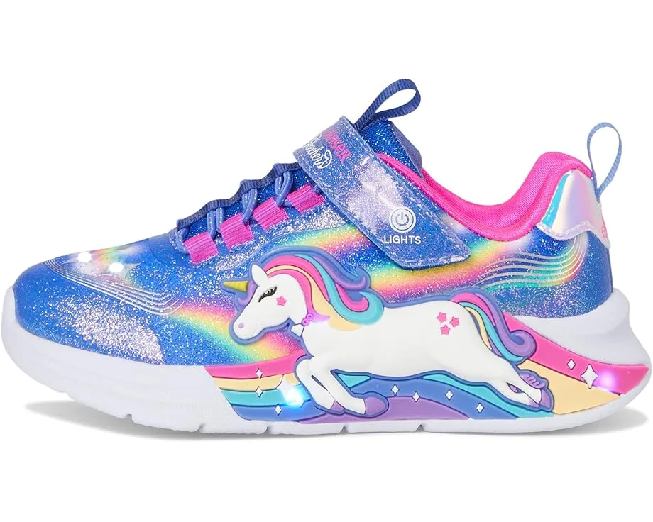 Кроссовки SKECHERS KIDS Unicorn Chaser 302298L 302298L (Little Kid/Big Kid), Blue/Multi — фото 4