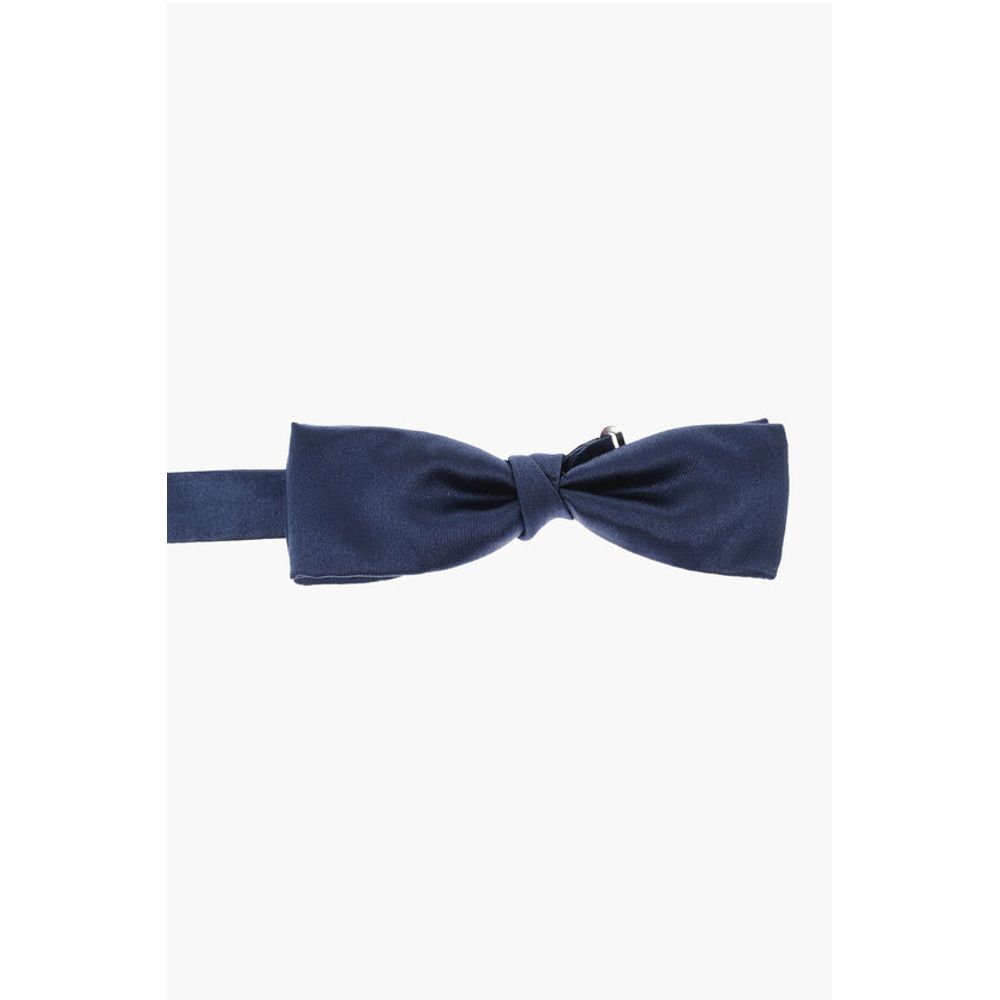

Галстук-бабочка из однотонного шелка CC COLLECTION Corneliani, синий