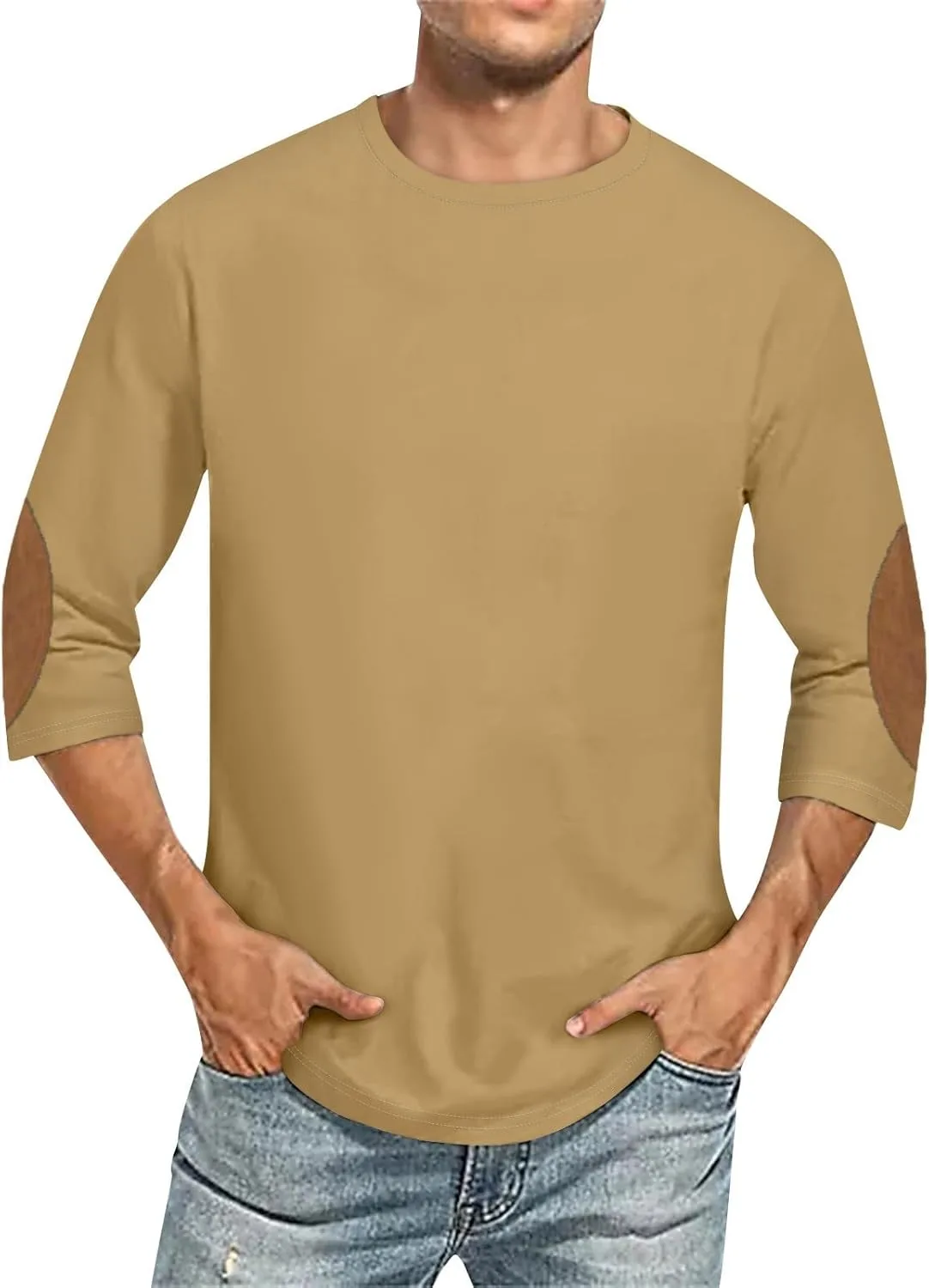 

Футболка с коротким рукавом для мужчин, solid color, crew neck