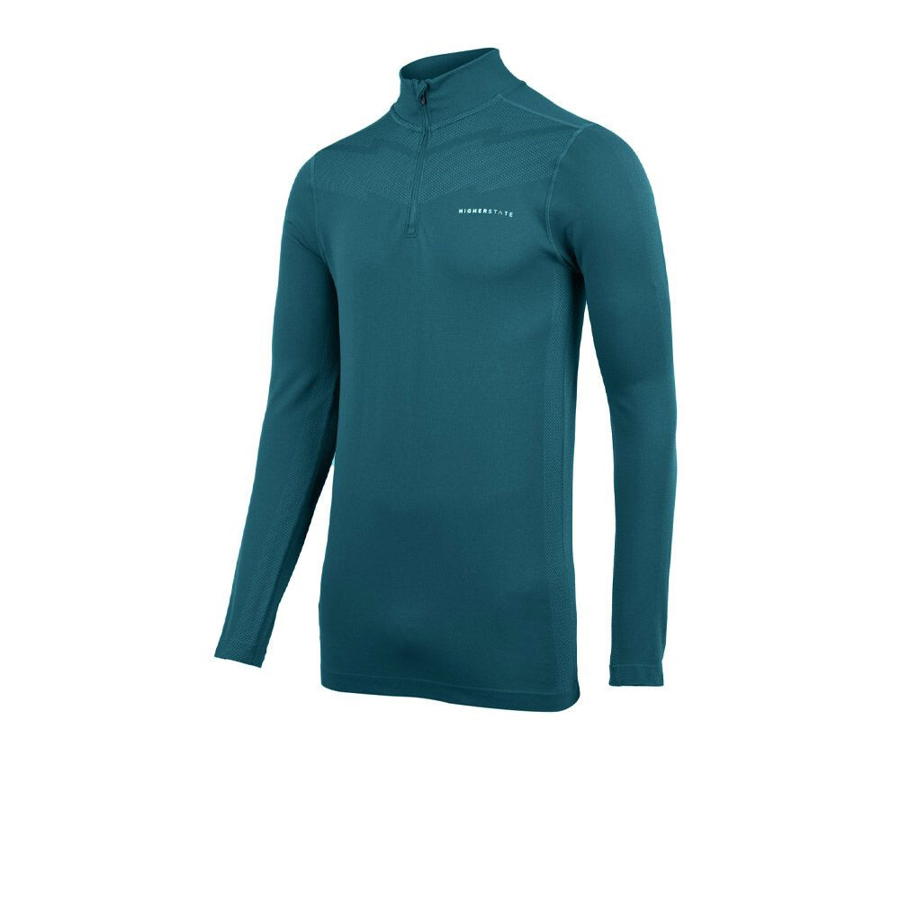 

Спортивный топ Higher State Seamfree Half Zip Running, зеленый