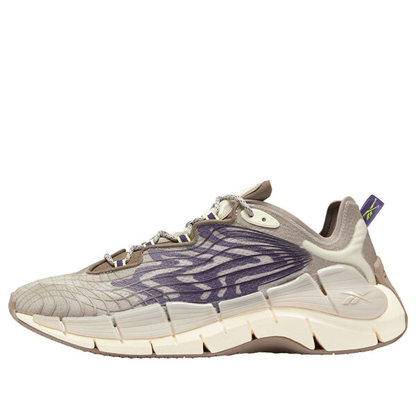 

Кроссовки zig kinetica 2 'boulder grey dark orchid' Reebok, серый