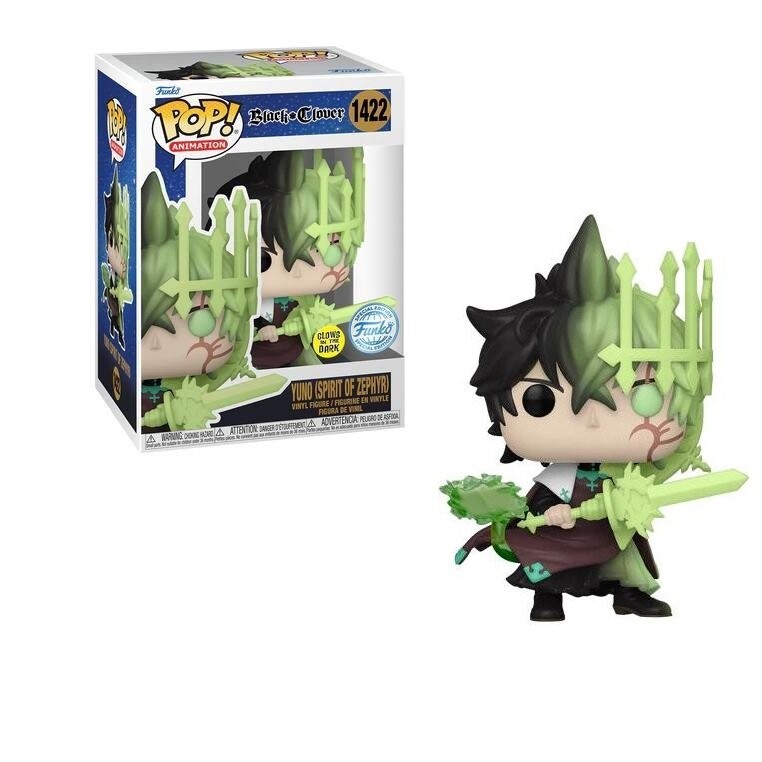 

Funko POP Black Clover 1422 Yuno Spirit Of Zephyr Glow Special Edition Funko POP!