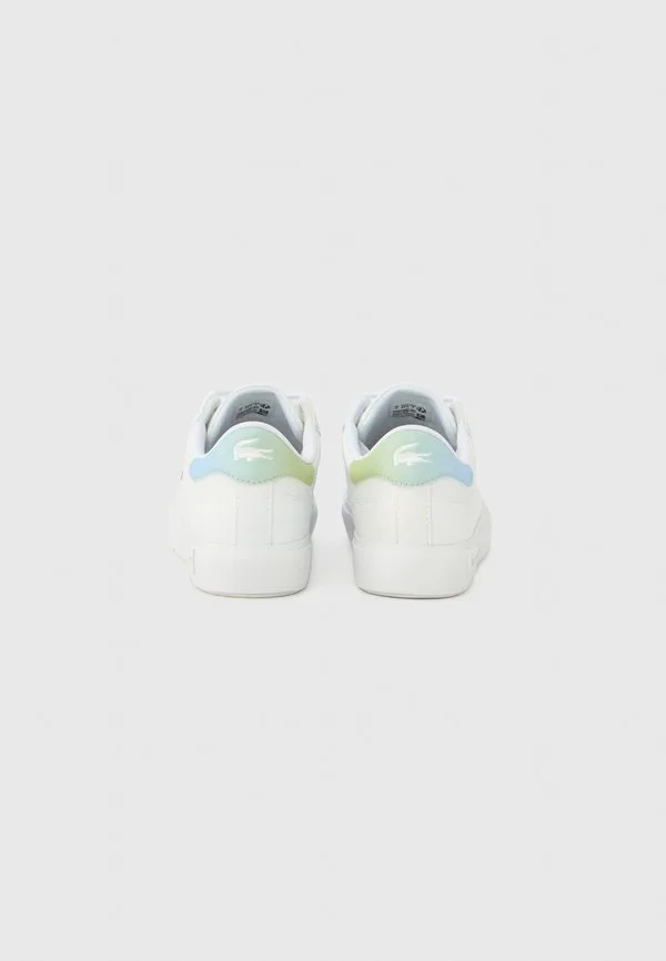 Кроссовки powercourt унисекс Lacoste, White/Light Green — фото 3