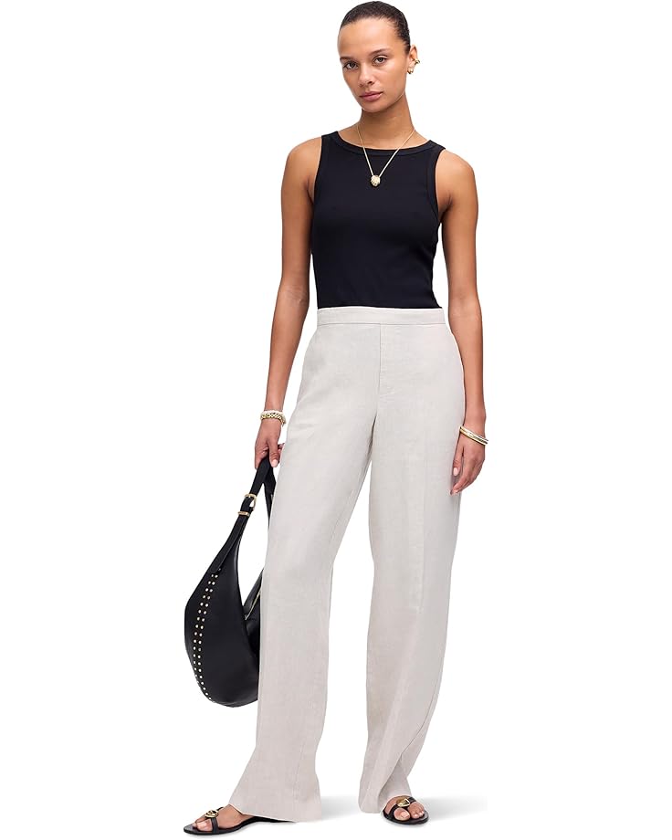 

Брюки Madewell Elastic Pull-On - Linen, цвет Oat