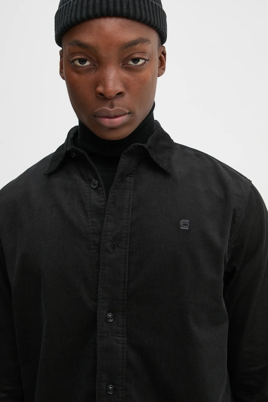 

Хлопковая рубашка G-Star, черный