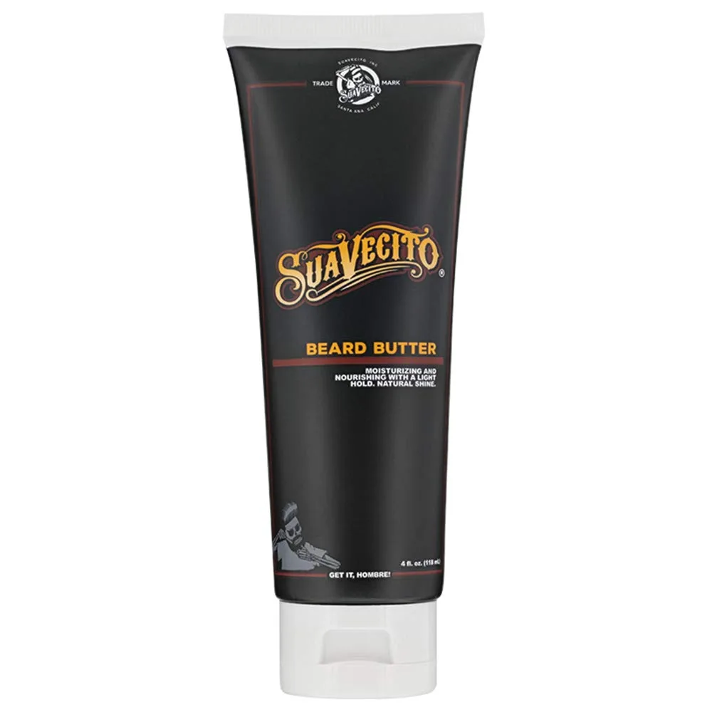 Бальзам для бороды Suavecito, 113 г (4 унции) - Оригинальный аромат - Увлажняет, питает и смягчает бороду, придает здоровый естественный блеск - Обеспечивает легкую фиксацию в течение дня 118 мл (1 шт.)