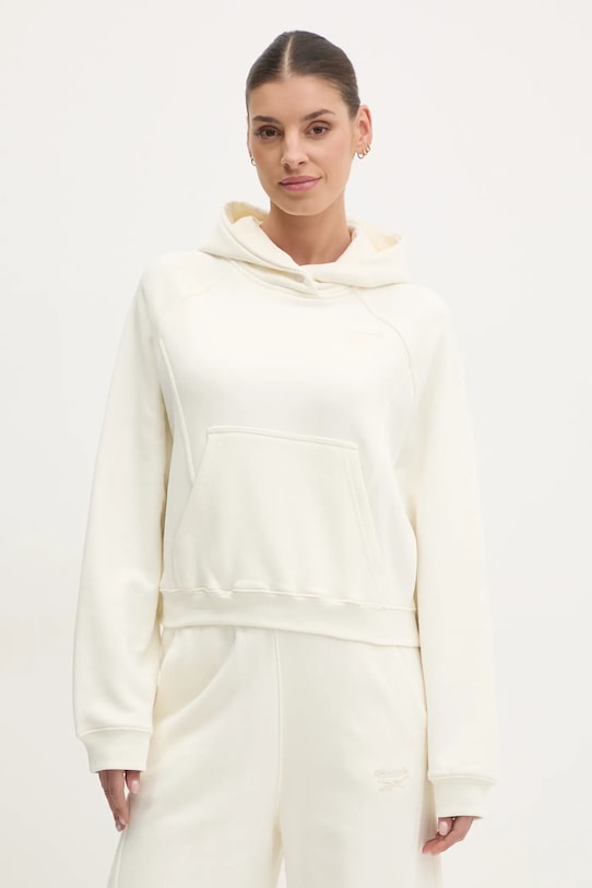 

Хлопковая толстовка Reebok Classic, бежевый
