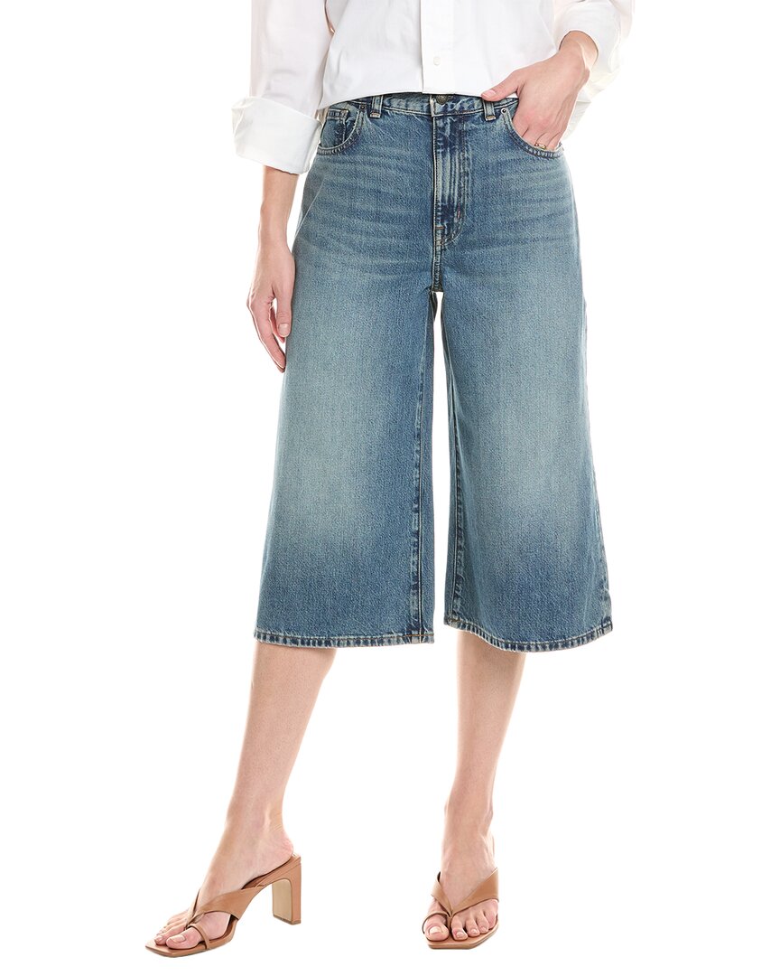 

Мадвелл Биллинс Вэш Деним Кюлоты Джинсы Madewell, синий