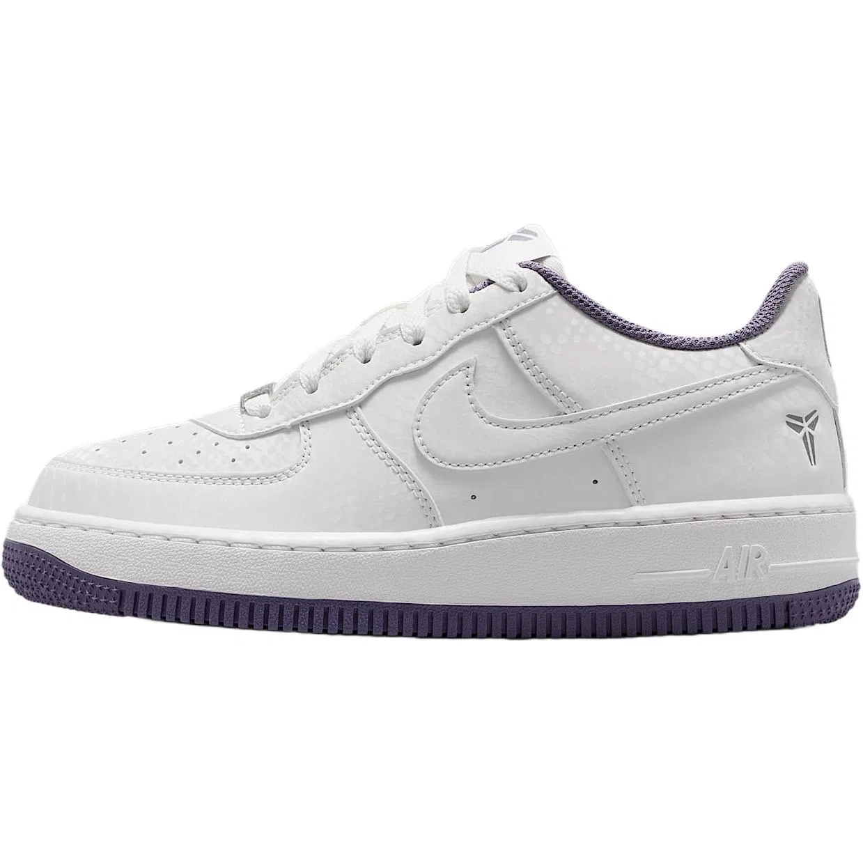 Кроссовки для скейтбординга Nike Air Force 1 Low бело-фиолетовые