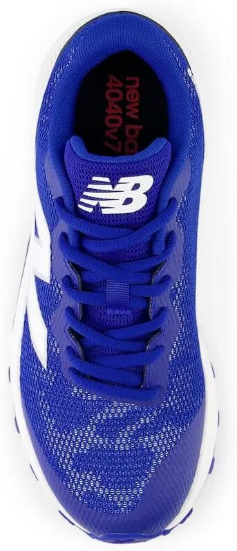 New Balance детские кроссовки FuelCell V7 для игры на искусственном газоне, белый — фото 2