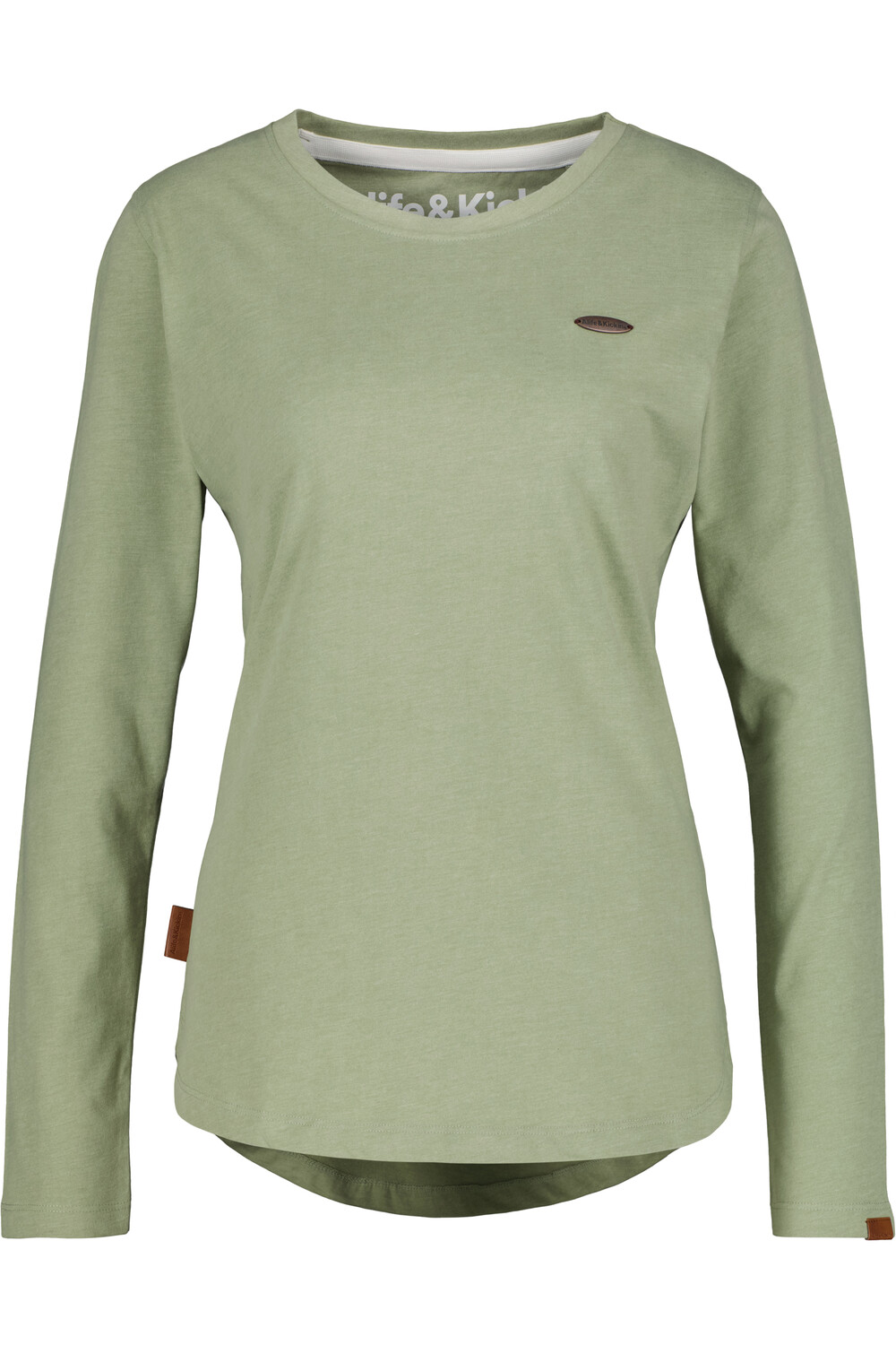 

Лонгслив alife and kickin Langarmshirt,, Shirt, Longshirt, Oversize Shirt LeaAK A, цвет dust melange