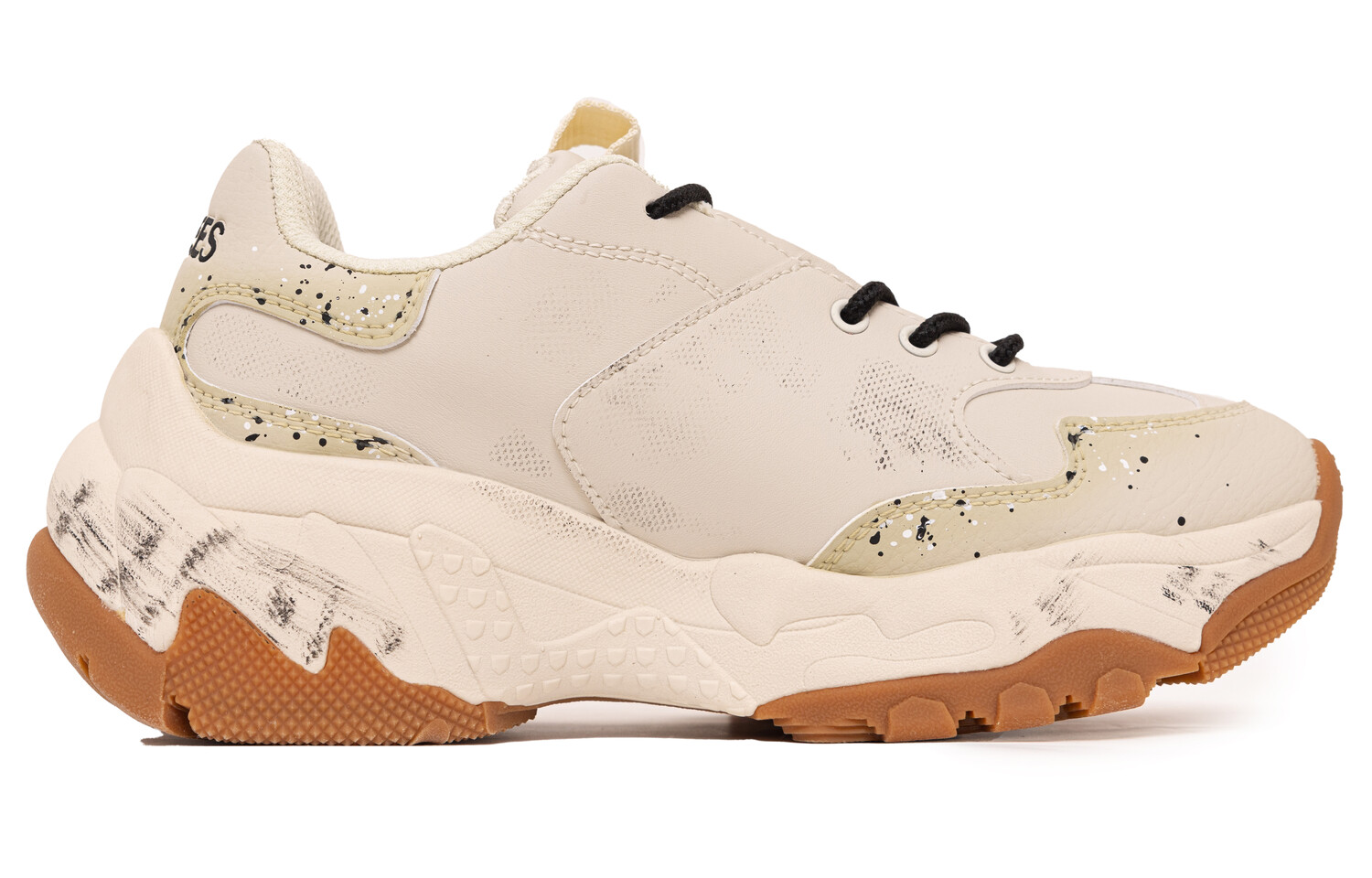 

Кроссовки MLB Big Ball Chunky Chunky Sneakers Unisex Low-top Beige/black, цвет Champagne