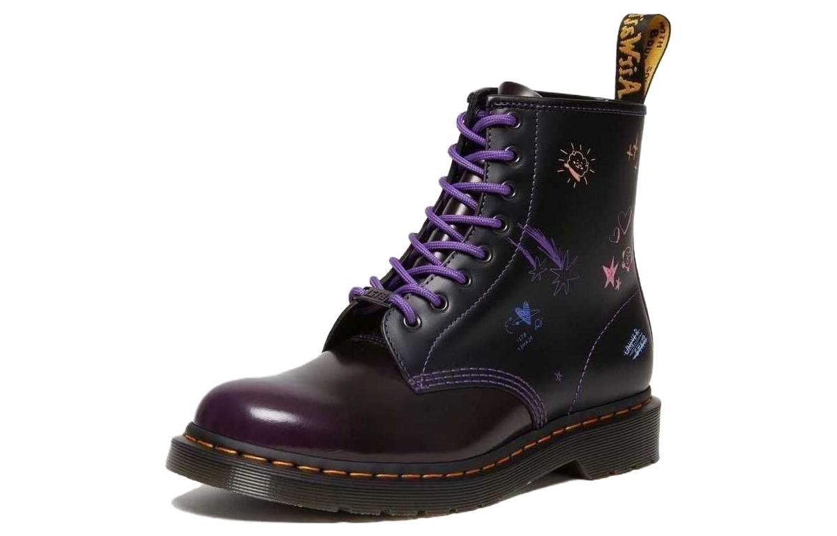 Dr.Martens Кожаные ботинки Dr. Martens X BT21 1460 «Фиолетовые»