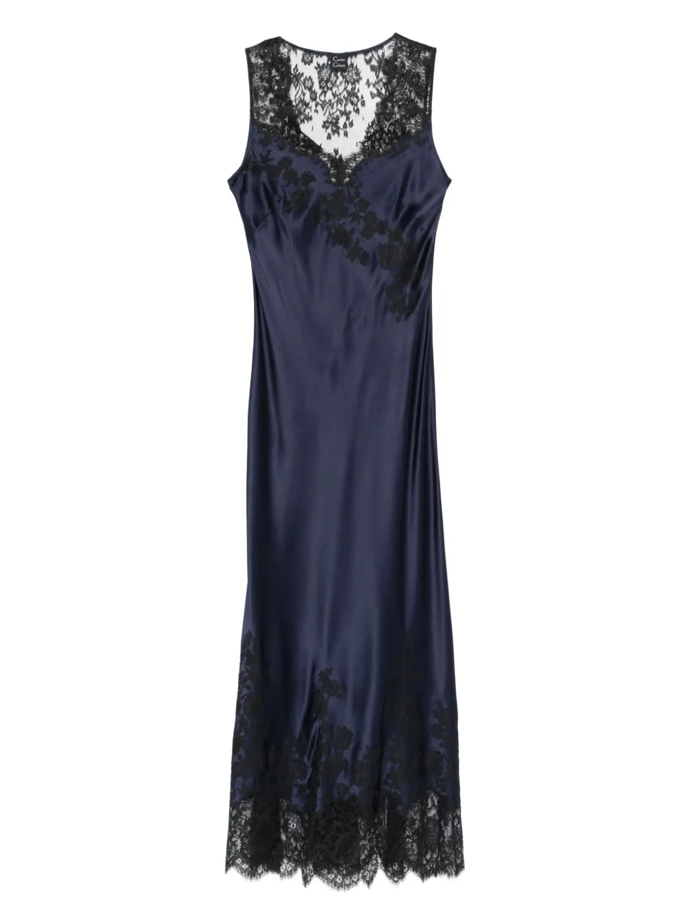 

Ночная сорочка с кружевом Carine Gilson, синий