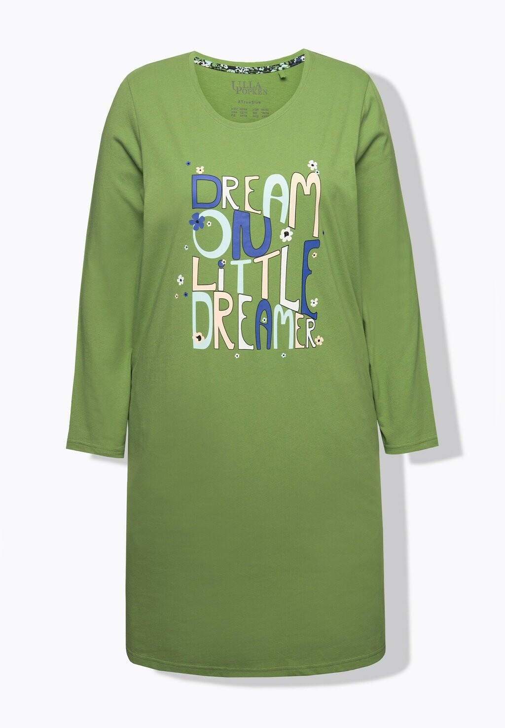 

Ночная рубашка 2 PACK DREAM PRINT LONG SLEEVE SLEEP Ulla Popken, темно-зеленый