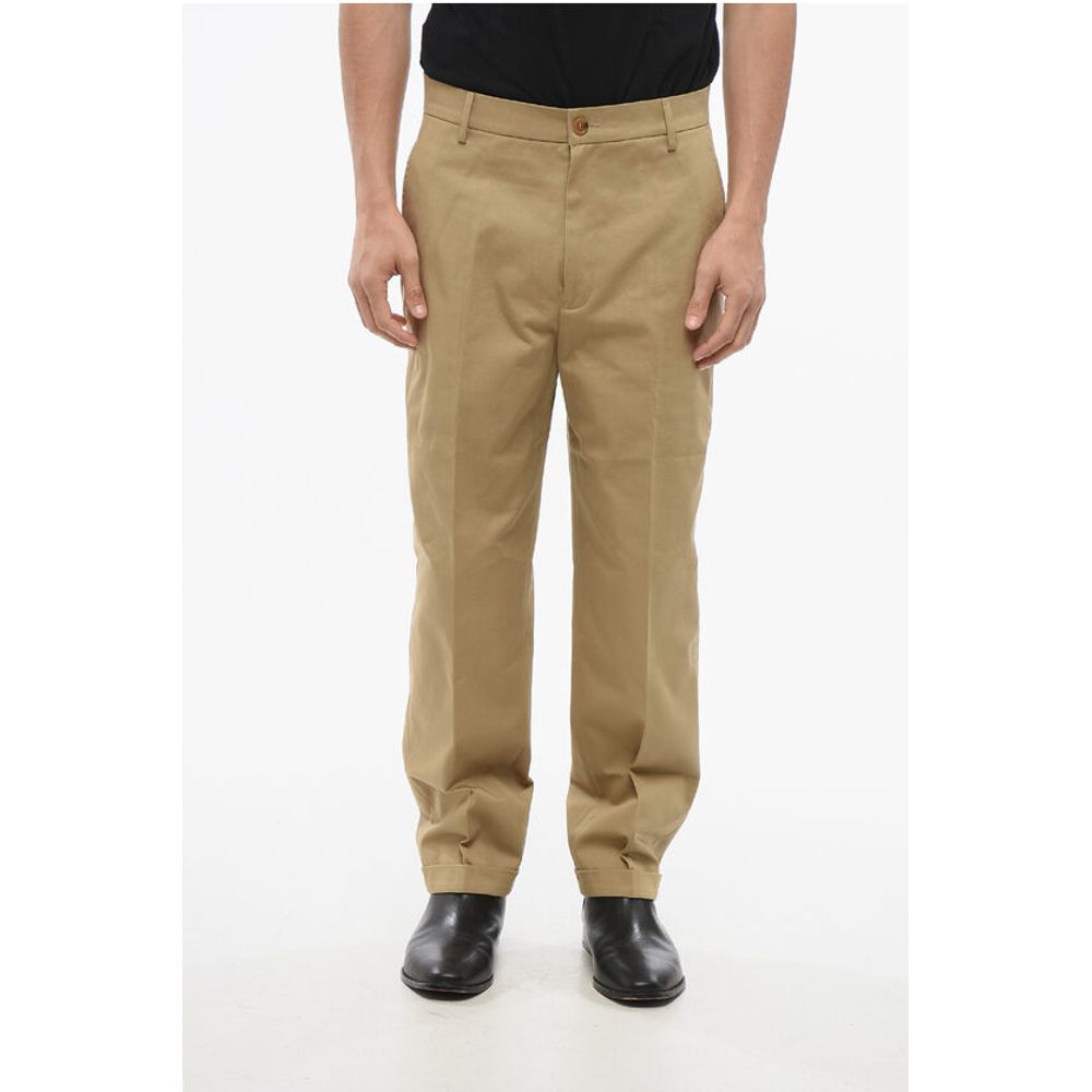 

Брюки чинос из хлопка со шлевками для ремня Kenzo, Beige