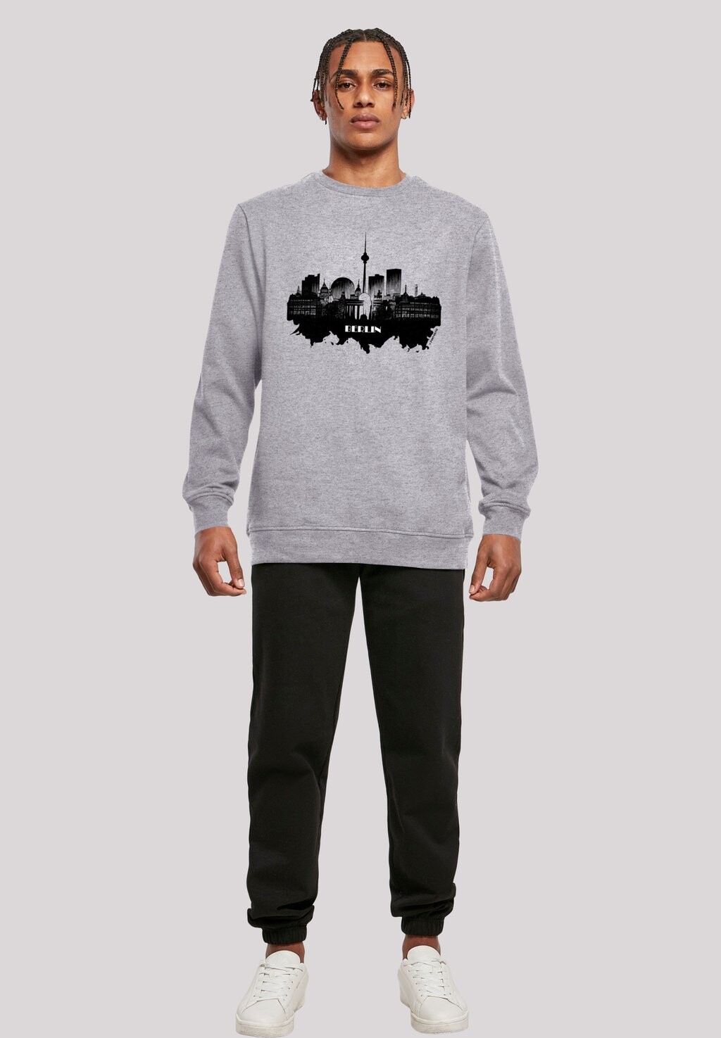 

Толстовка CITIES COLLECTION BERLIN SKYLINE F4NT4STIC, серый