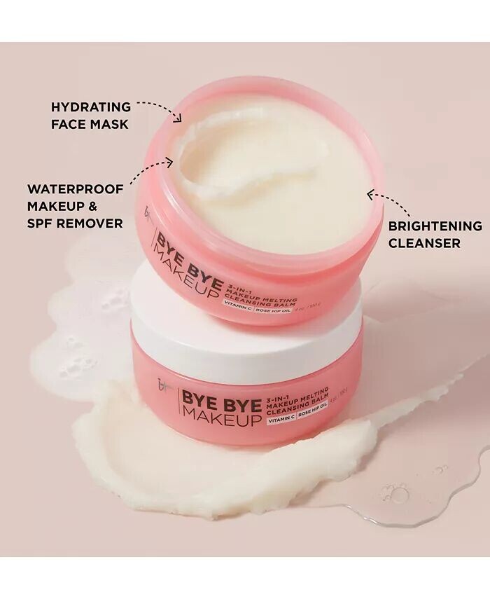 Средство для снятия макияжа It Cosmetics — Bye Bye Makeup Тающий очищающий бальзам для макияжа 3 в — фото 3